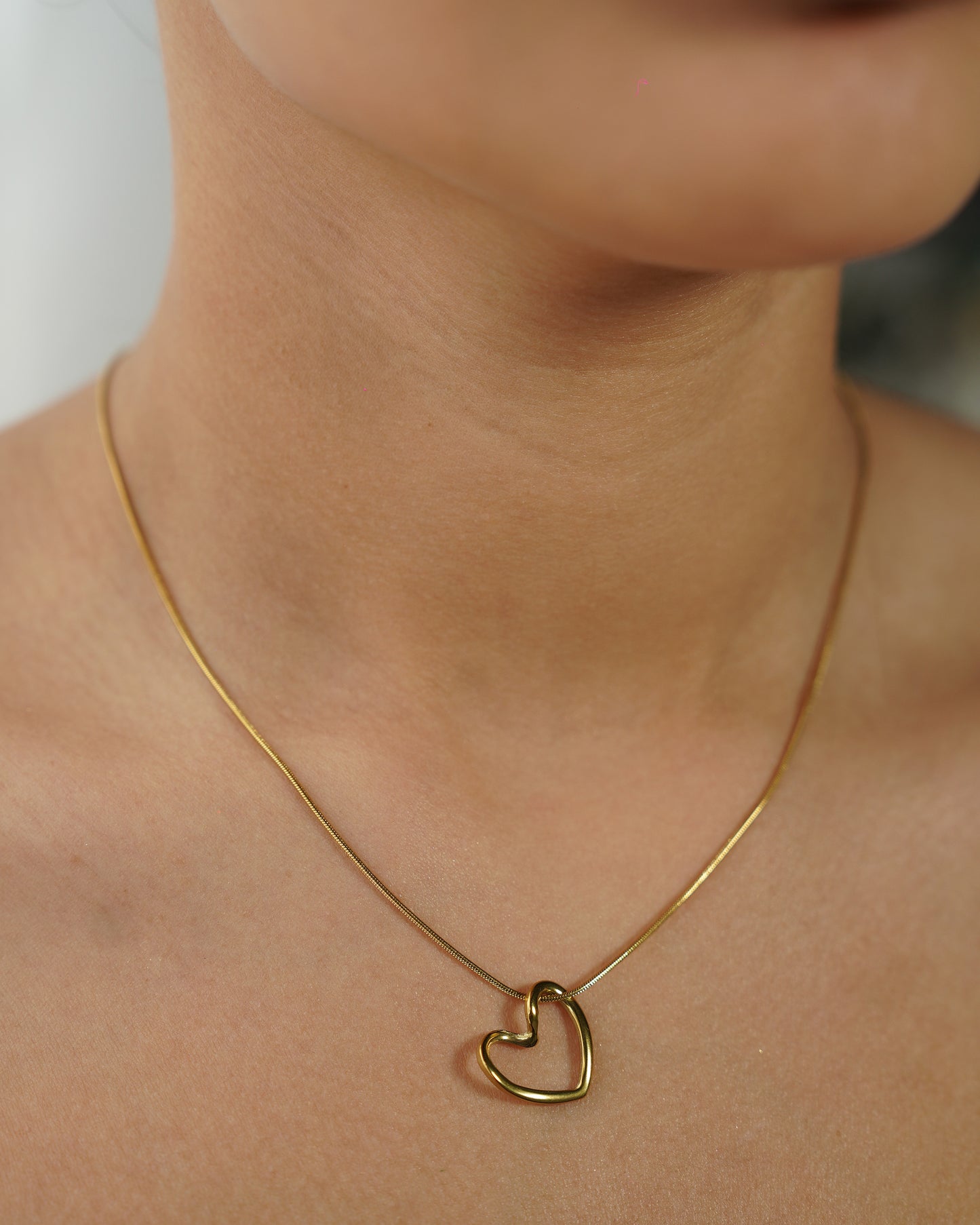 Tender Twist Heart Necklace
