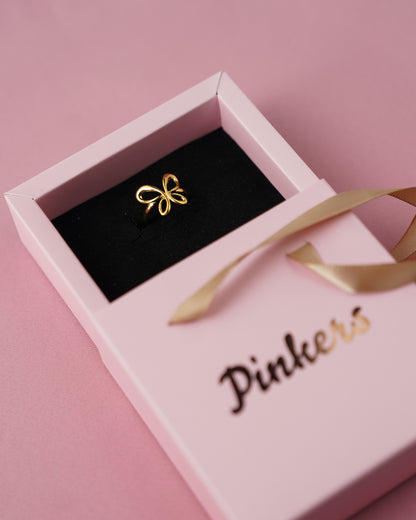 Whispering Butterfly Ring