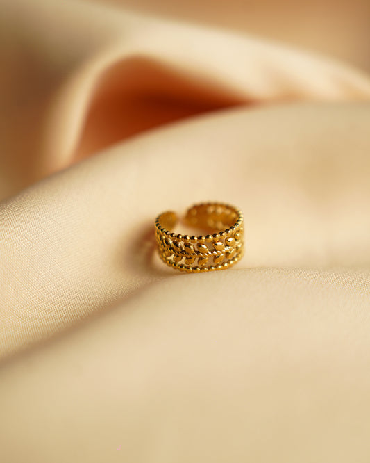 Golden Layers Ring