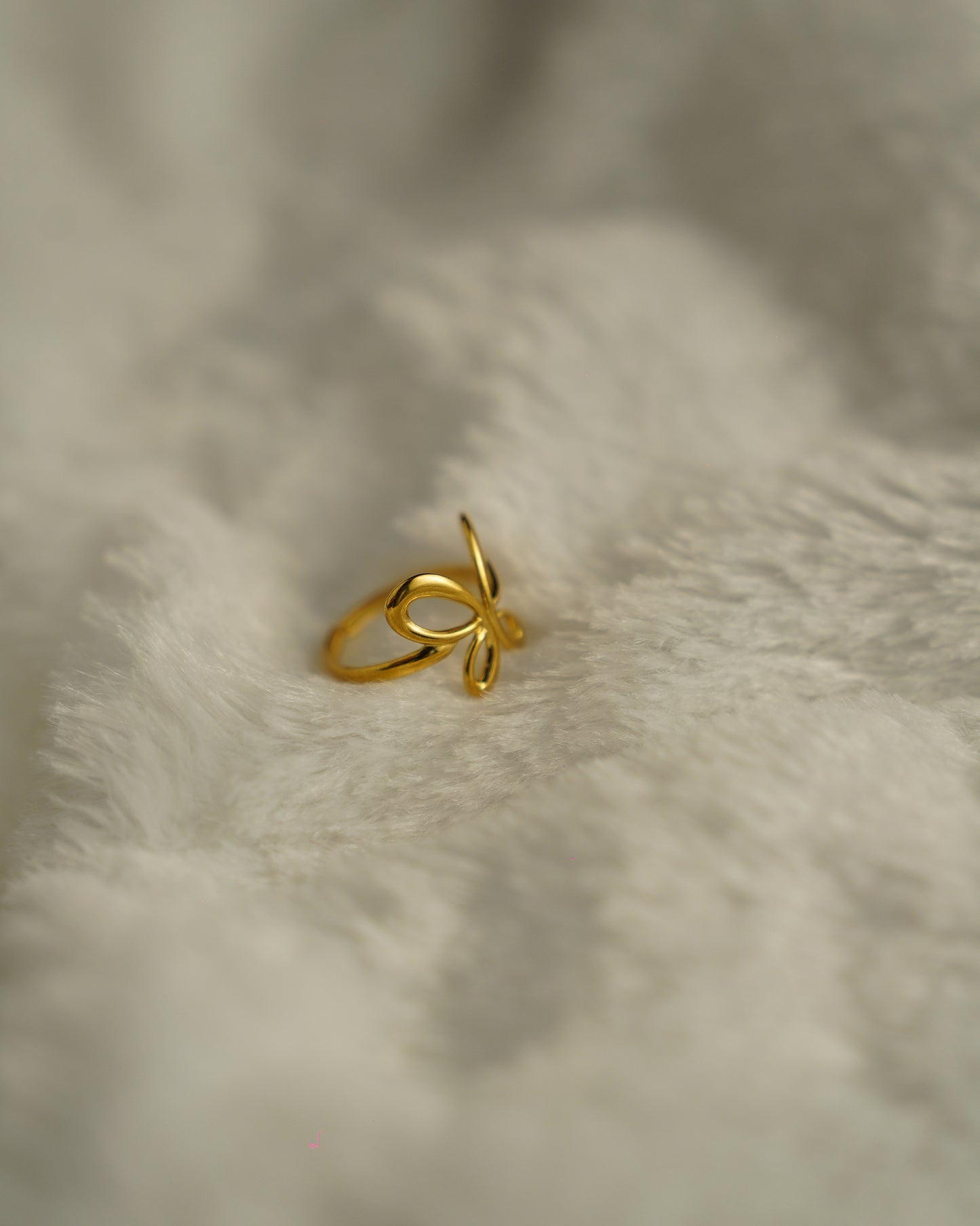 Whispering Butterfly Ring