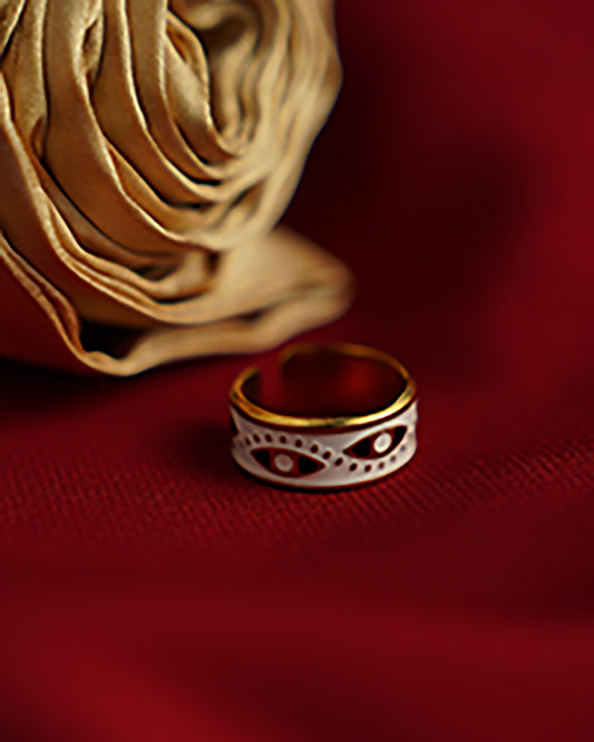 Ivory Eye Ring