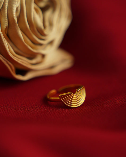 Golden Echo Ring