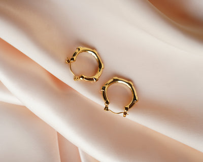 Golden Rhythm Hoops