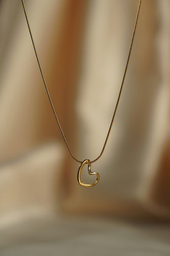 Tender Twist Heart Necklace