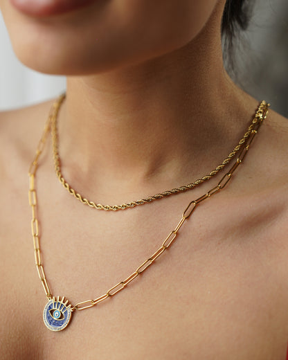 Evil Eye Charm Necklace