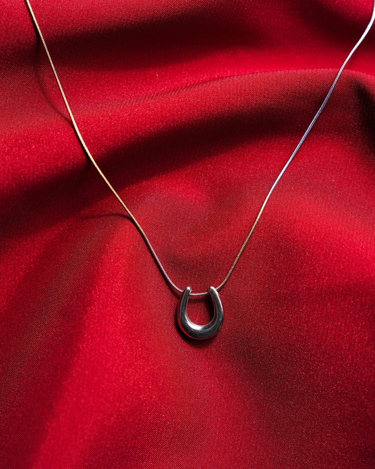 Silver Loop Necklace