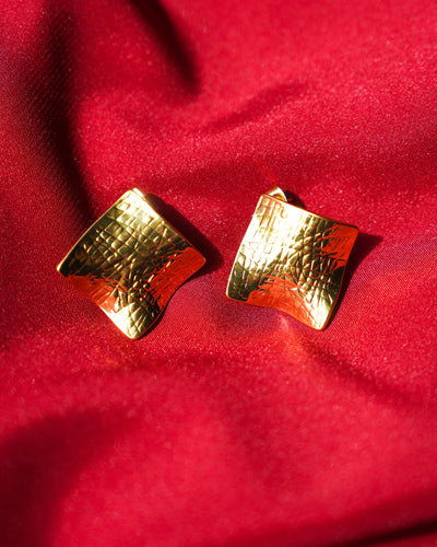 Sculpted Flame Earrings