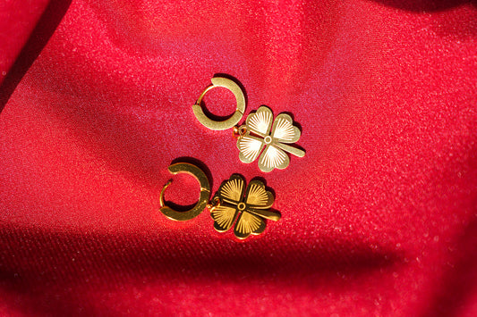Lucky Charm Clover Hoops