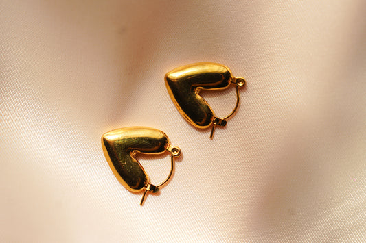 Puffy Heart Earrings