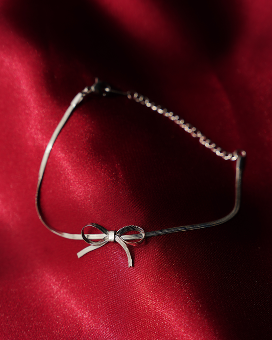 Silver Bow Bracelet