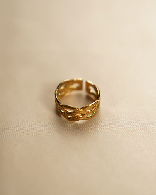 Woven Gold Ring